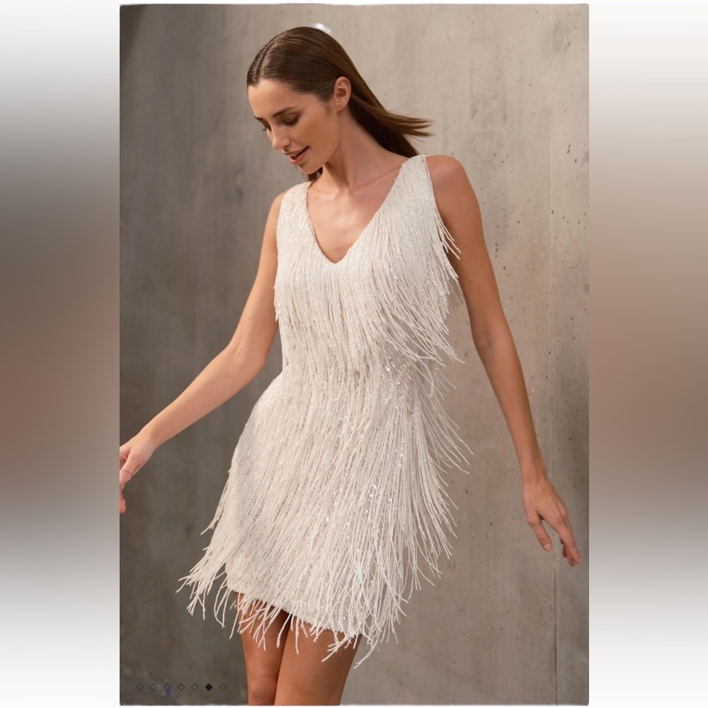 NADINE MERABI SADIE WHITE DRESS size 2